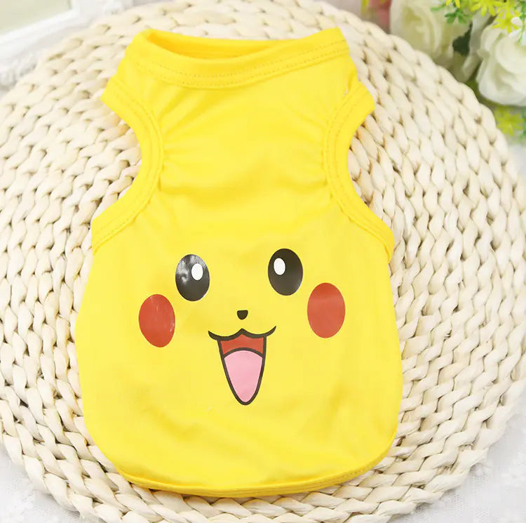 Cute Breathable Summer Pet Vest for Dogs and Cats