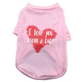 Round Neck Printed Raglan Sleeve T-shirt for Dogs