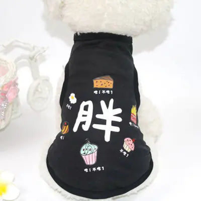 Cute Breathable Summer Pet Vest for Dogs and Cats