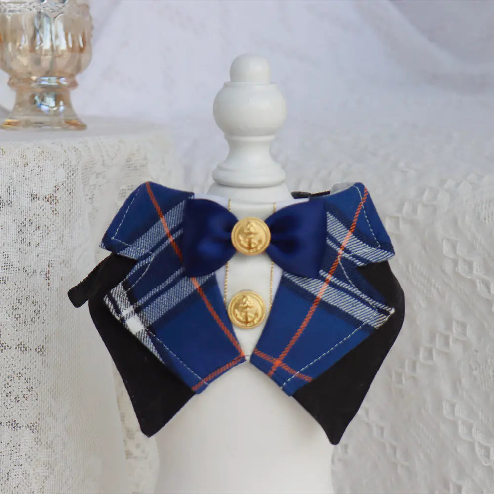 British Academy Style Bib Tie for Pets (Cat & Dog)