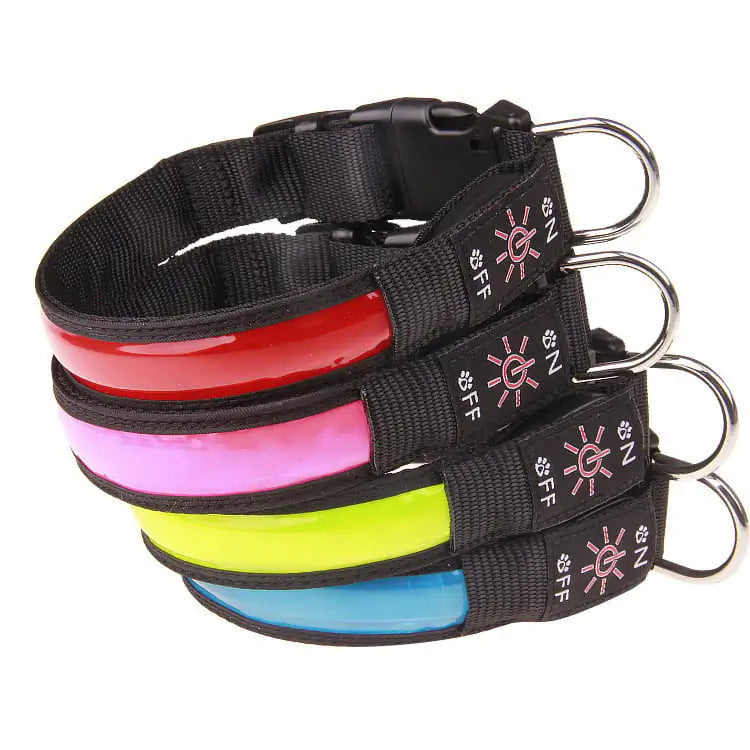 Rechargeable Luminous Pet Collar for Dogs
