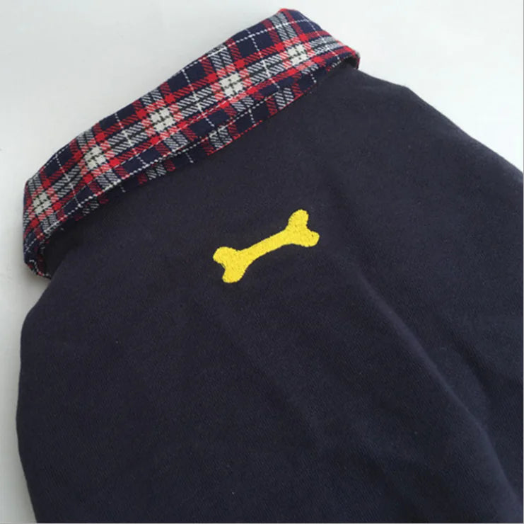 Winter Pet Hoodie Polo Shirt - Stylish & Comfortable