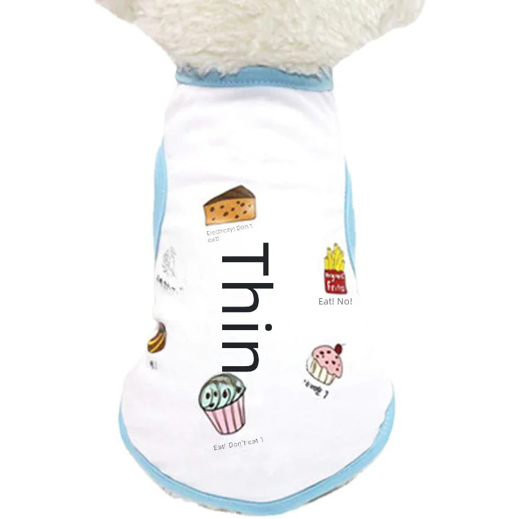 Cute Breathable Summer Pet Vest for Dogs and Cats