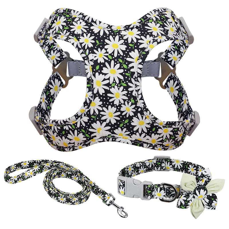 Dog Walking Traction Rope with Vest Type Collar Strap