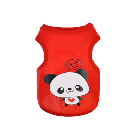 Cute Breathable Summer Pet Vest for Dogs and Cats