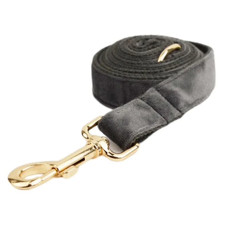 Fabric Velvet Dog Collar for Pets