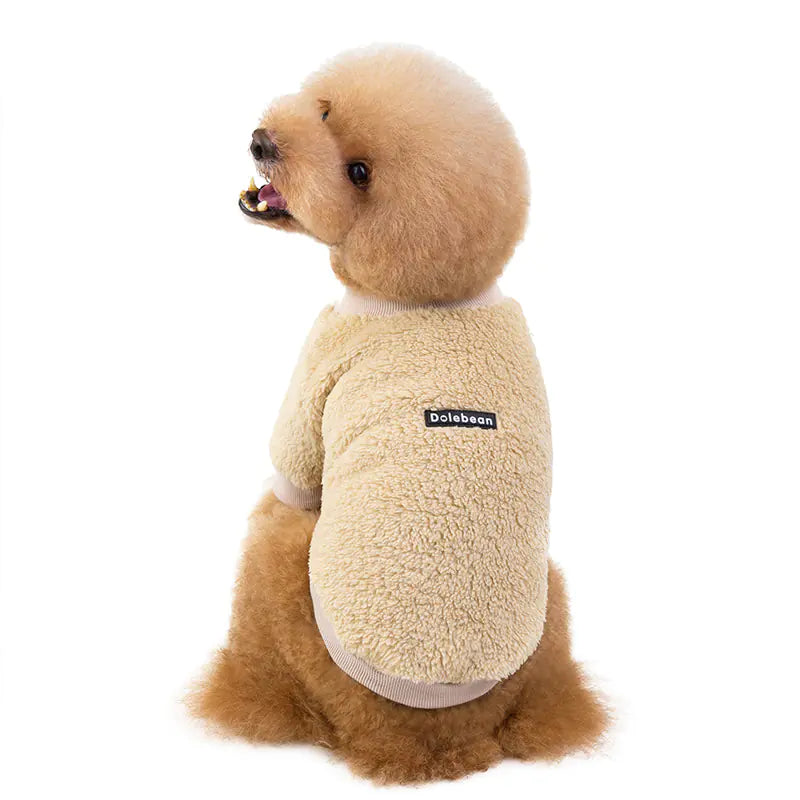 Double-Sided Fleece Dog Clothes for Warmth