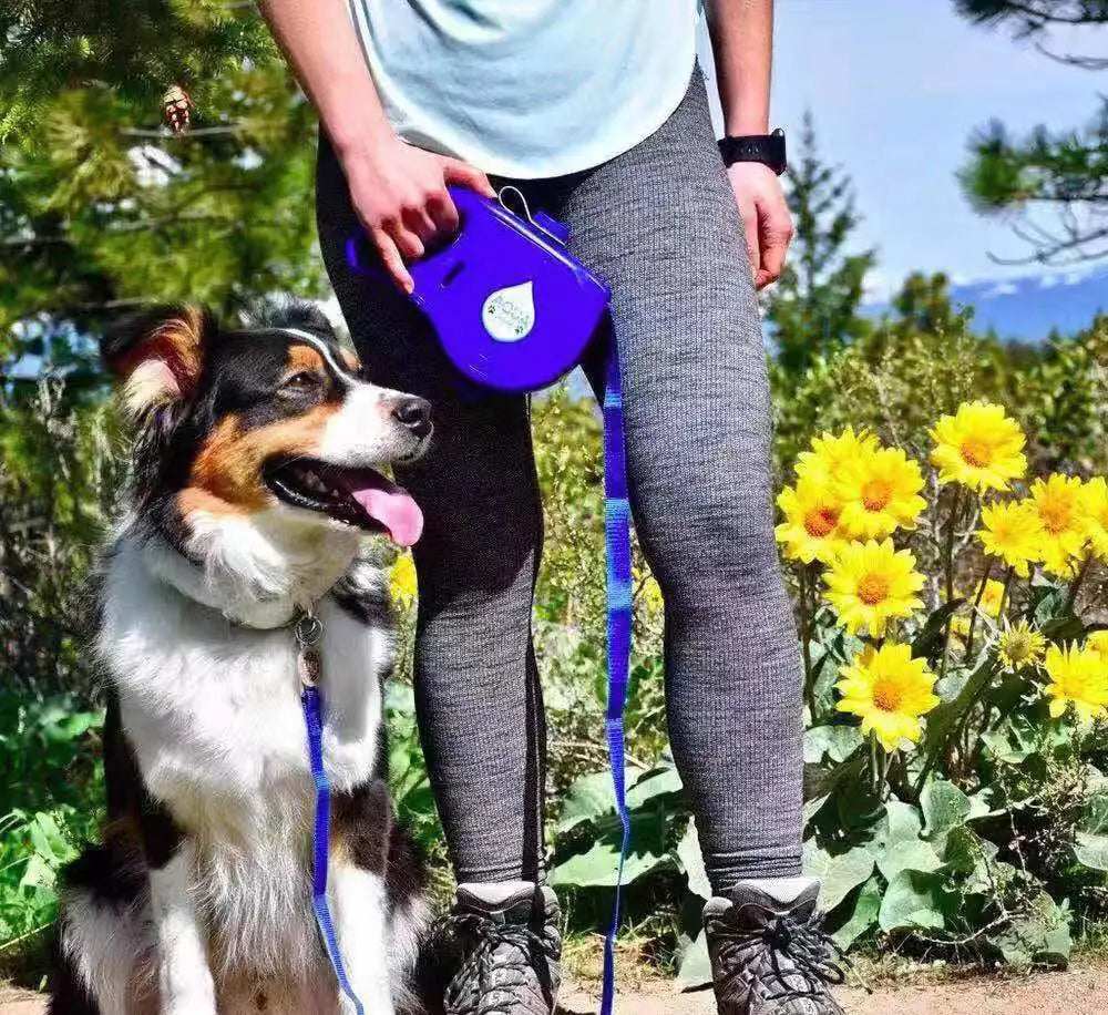 Multifunctional Portable Pet Leash and Water Bottle