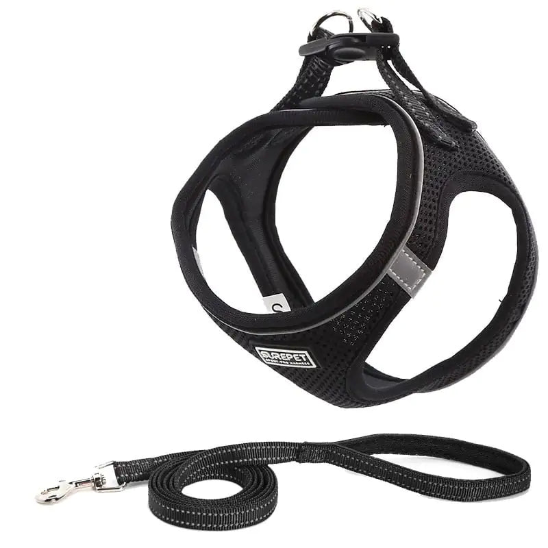 Dog Harness with Leash and Traction Suit Outfit