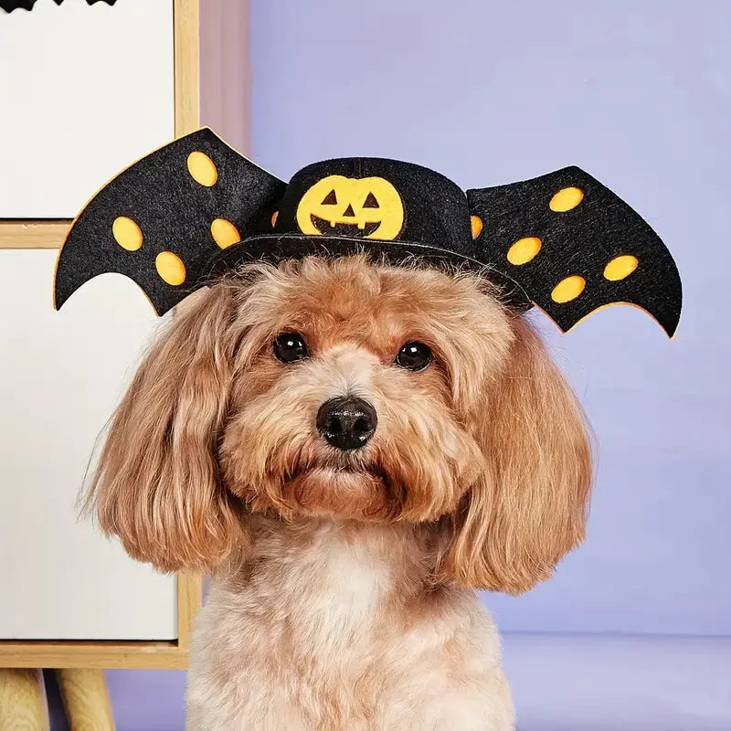 Creative Dog Holiday Bat Hat - Funny Pet Accessory