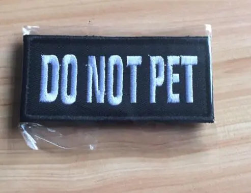 Embroidered Badge Cloth Patch with Velcro Letters