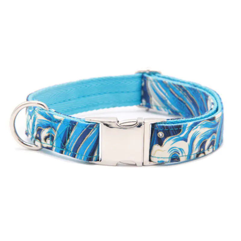 Customizable Pet Collar with Name and Phone Tag