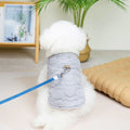 2022 Round Quilted Dog Coat with Cotton Lining