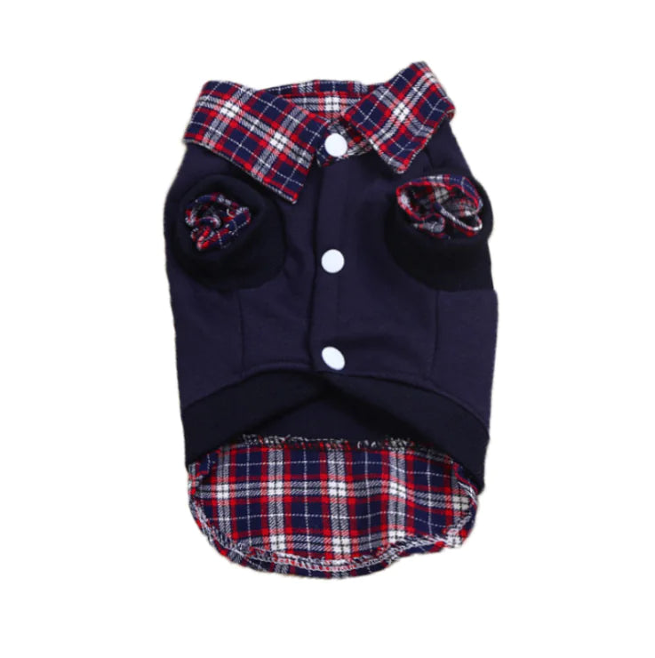 Winter Pet Hoodie Polo Shirt - Stylish & Comfortable