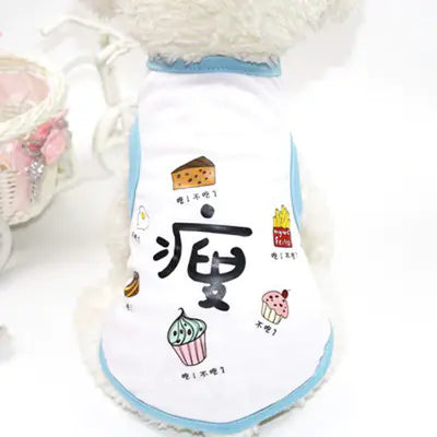 Cute Breathable Summer Pet Vest for Dogs and Cats