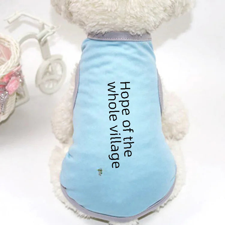 Cute Breathable Summer Pet Vest for Dogs and Cats