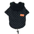 Padded Hooded Dog Coat for Warmth and Comfort