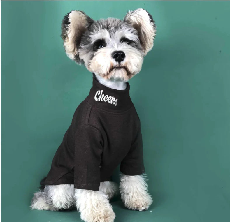 Padded High Neck Long Sleeve Shirt for Dogs and Cats