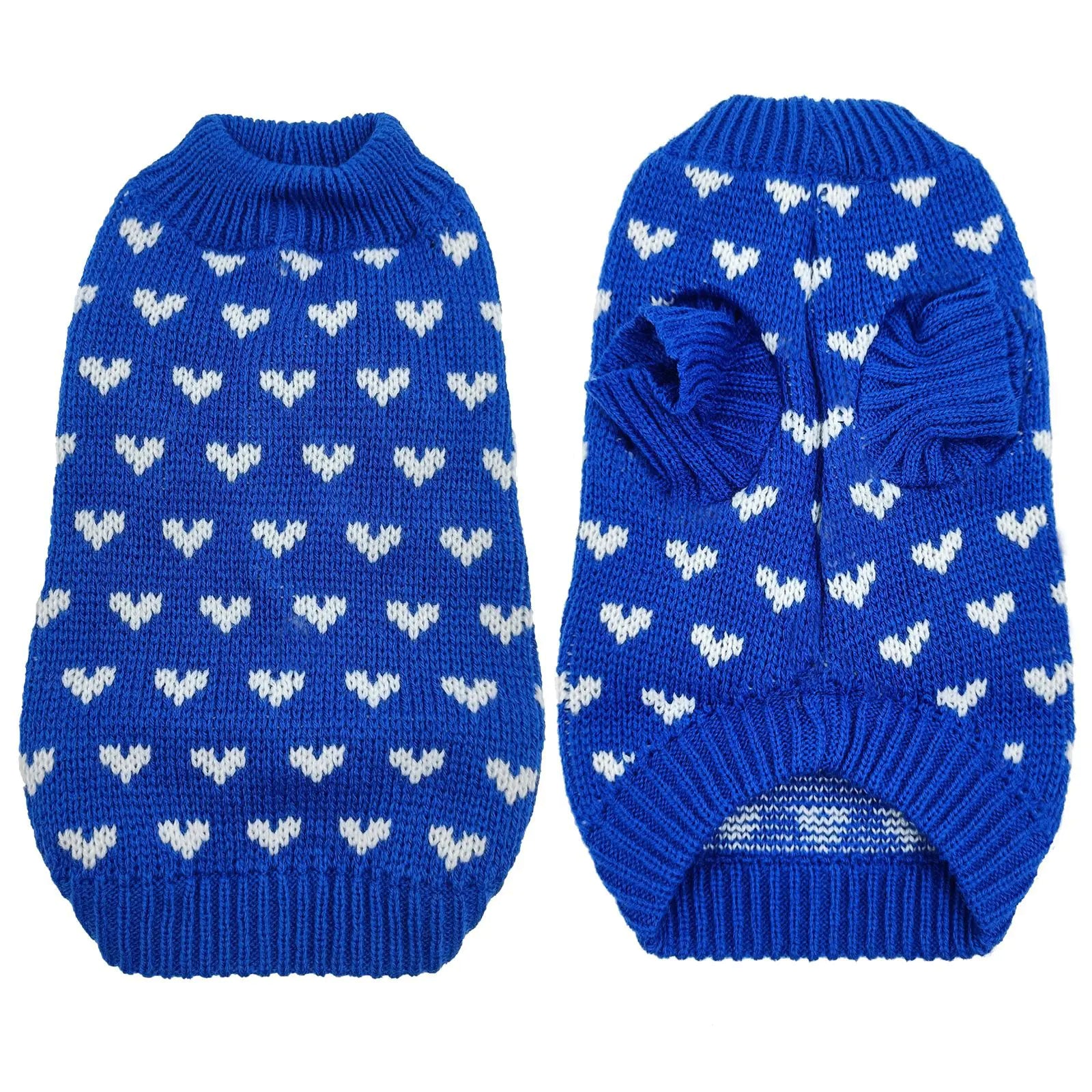 Warm Red Dog Sweater Skirt for Autumn and Winter