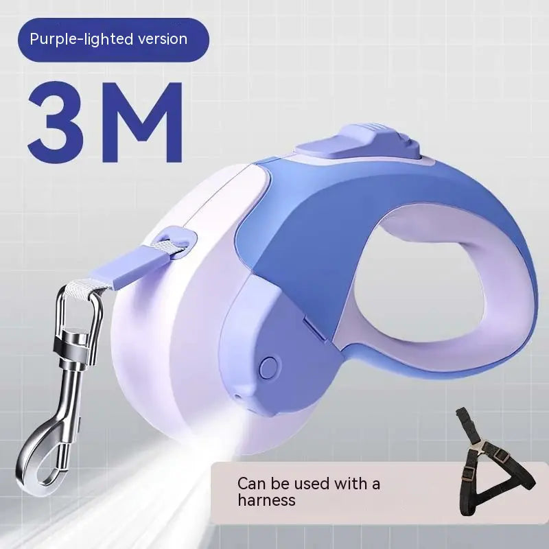 Retractable Luminous Automatic Pet Leash for Outings