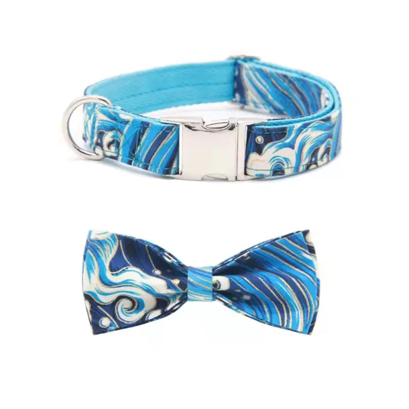 Customizable Pet Collar with Name and Phone Tag