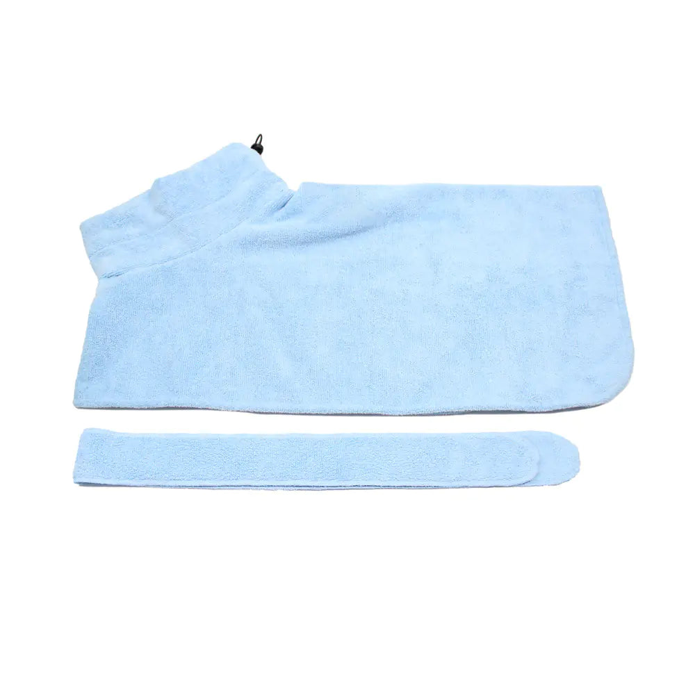 Quick-Dry Coral Fleece Pet Bathrobe with Embroidery