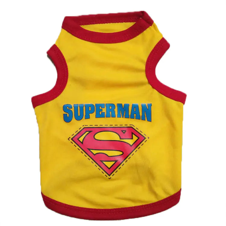 Cute Breathable Summer Pet Vest for Dogs and Cats