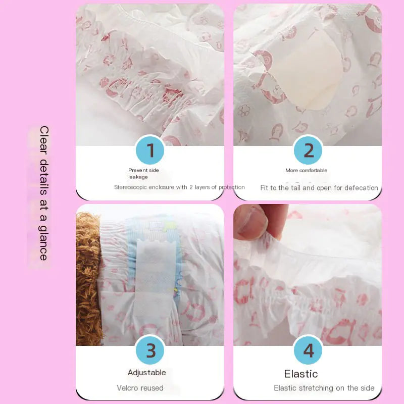 Disposable Dog Diapers for Pets (Menstrual Pants)