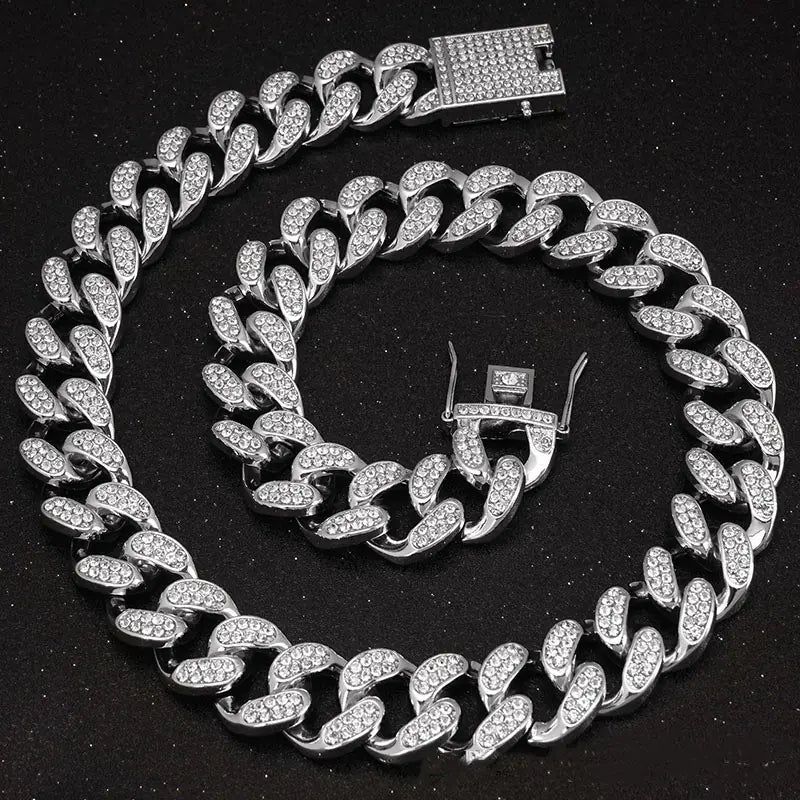 Diamond Golden Dog Collar - New Design