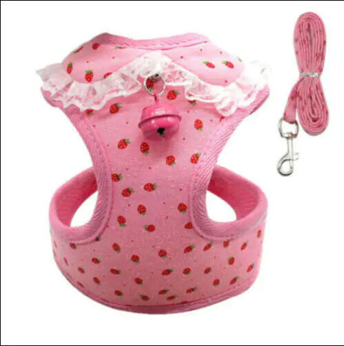Pet Dog Leash with Harness Vest and Tether Strap