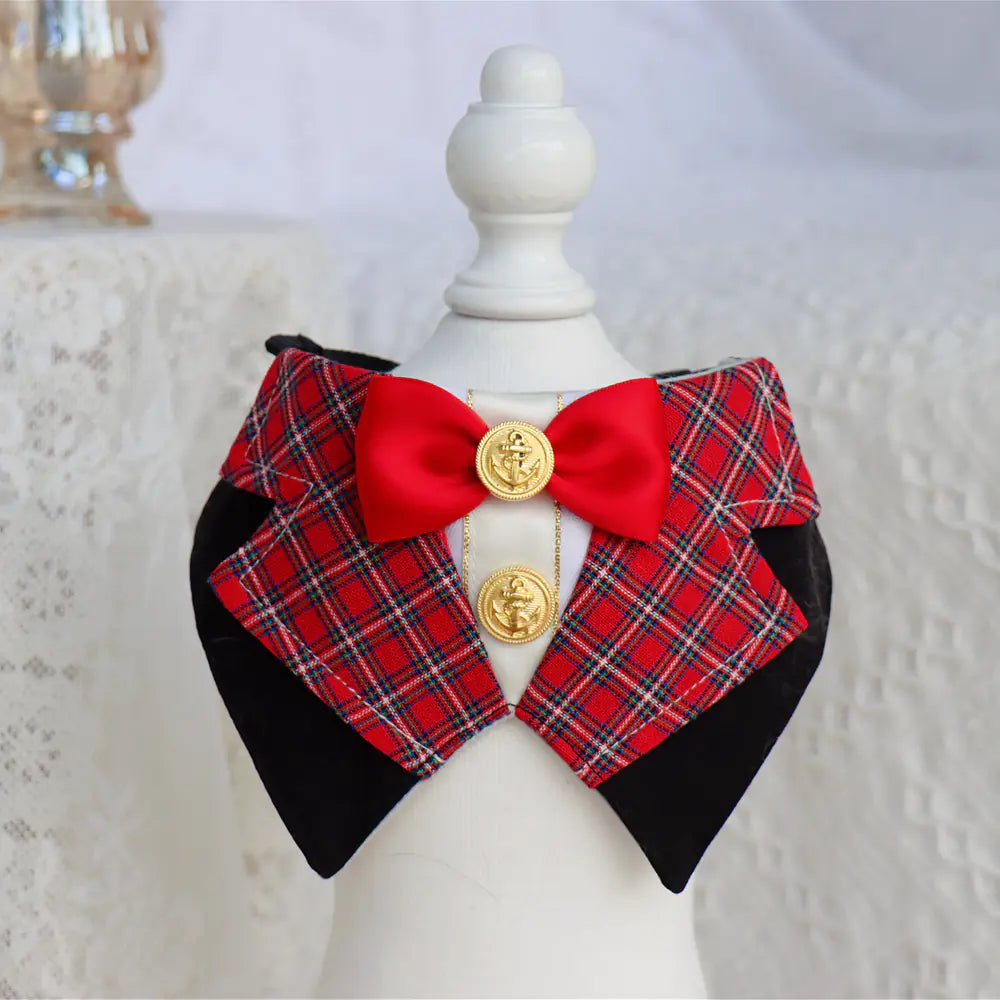 British Academy Style Bib Tie for Pets (Cat & Dog)