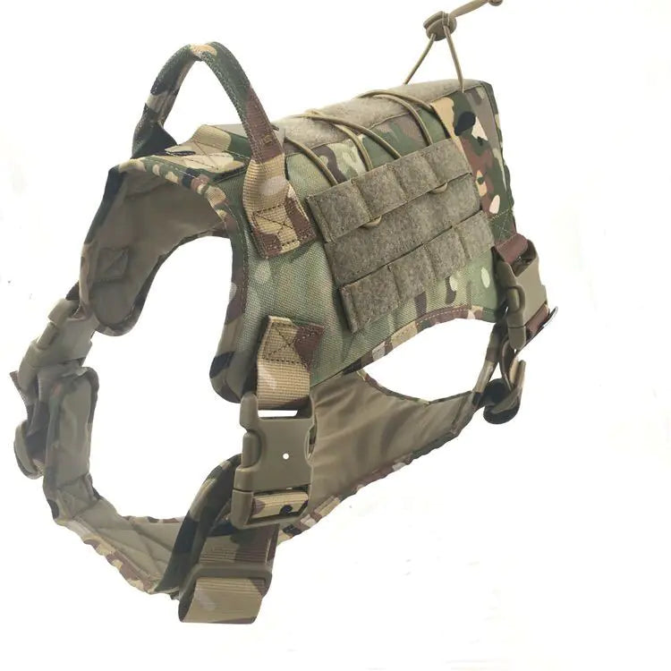 Tactical Camouflage Dog Vest for Outdoor Activities