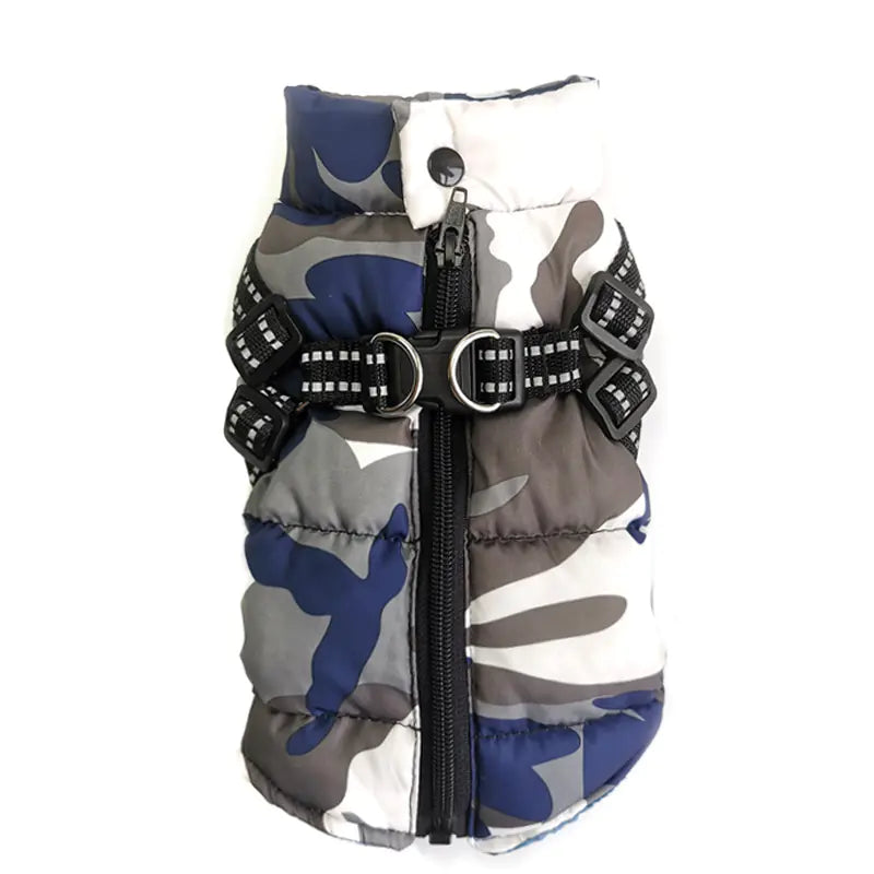 Winter Warm Puppy Costume with Lace-Up Design