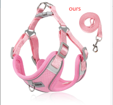 Adjustable Dog Harness with Comfortable Pet Leash