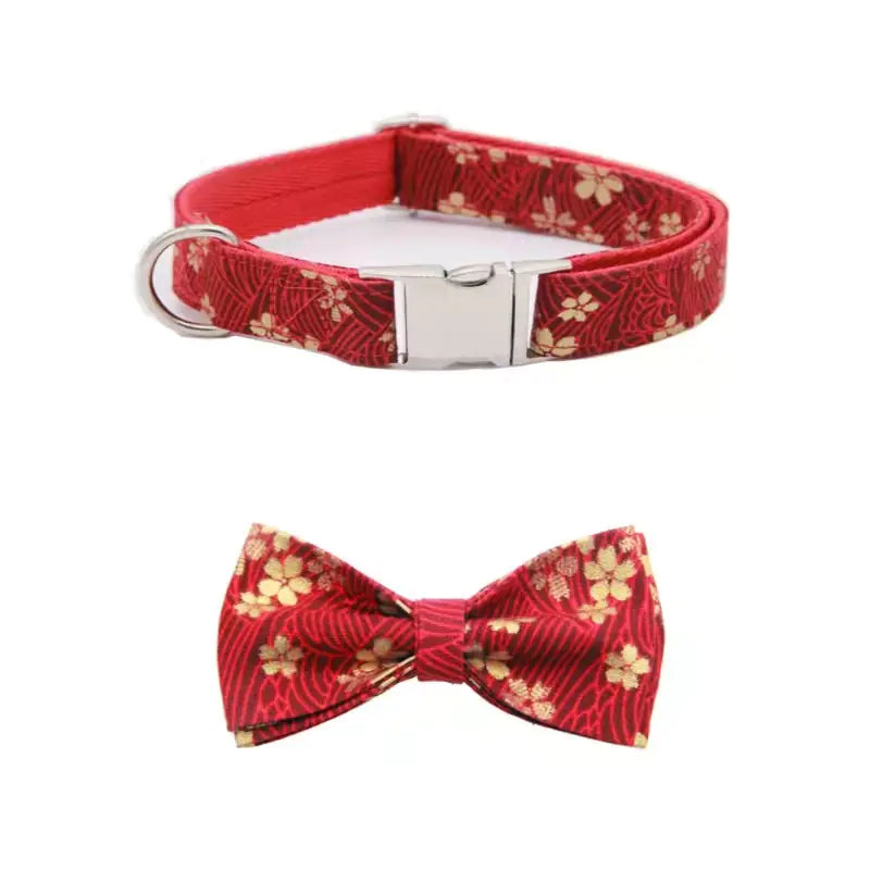 Customizable Pet Collar with Name and Phone Tag