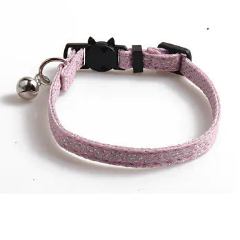 Cute Shiny Bow Collar for Pets