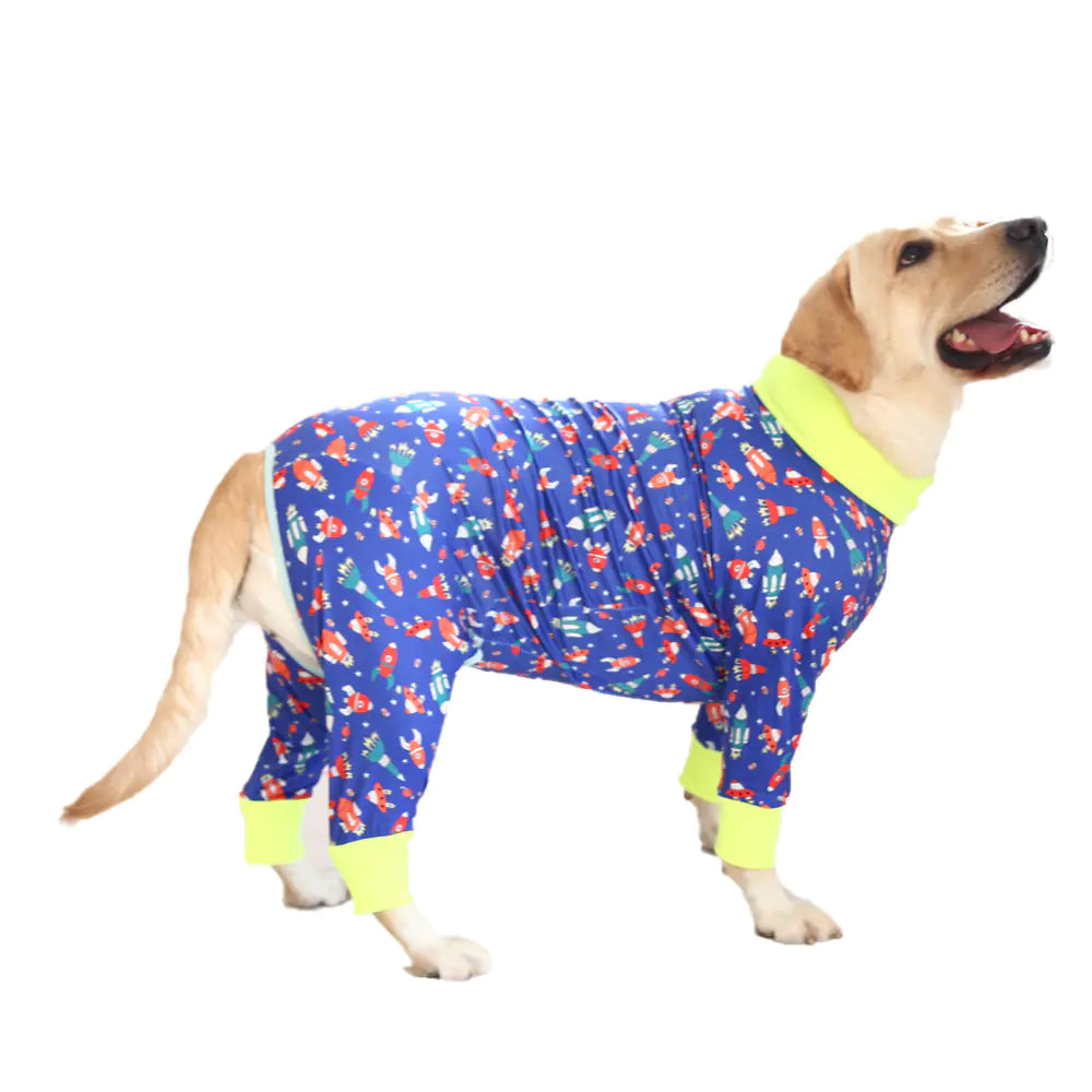 2024 Cute Cartoon Dog Print Bodysuit for Pets