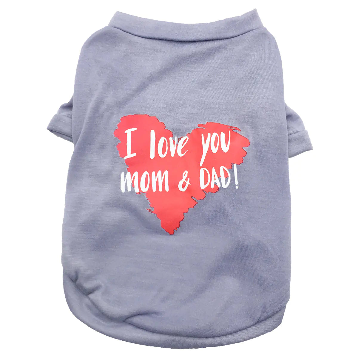 Round Neck Printed Raglan Sleeve T-shirt for Dogs