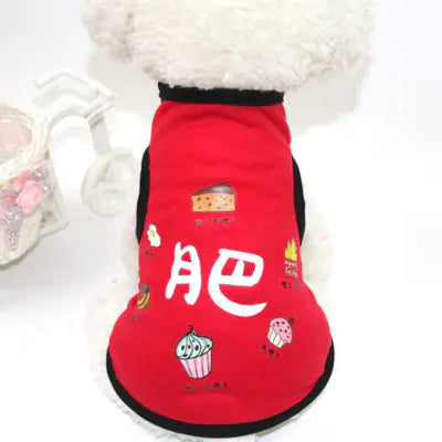 Cute Breathable Summer Pet Vest for Dogs and Cats