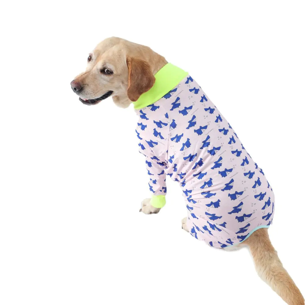 2024 Cute Cartoon Dog Print Bodysuit for Pets