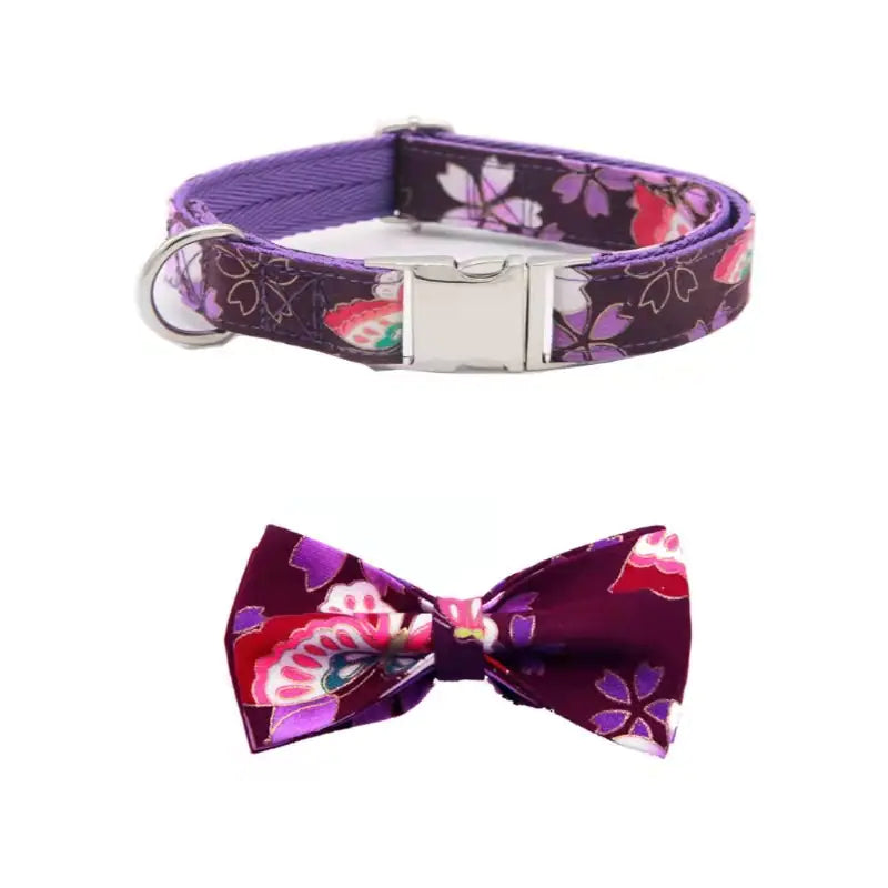 Customizable Pet Collar with Name and Phone Tag