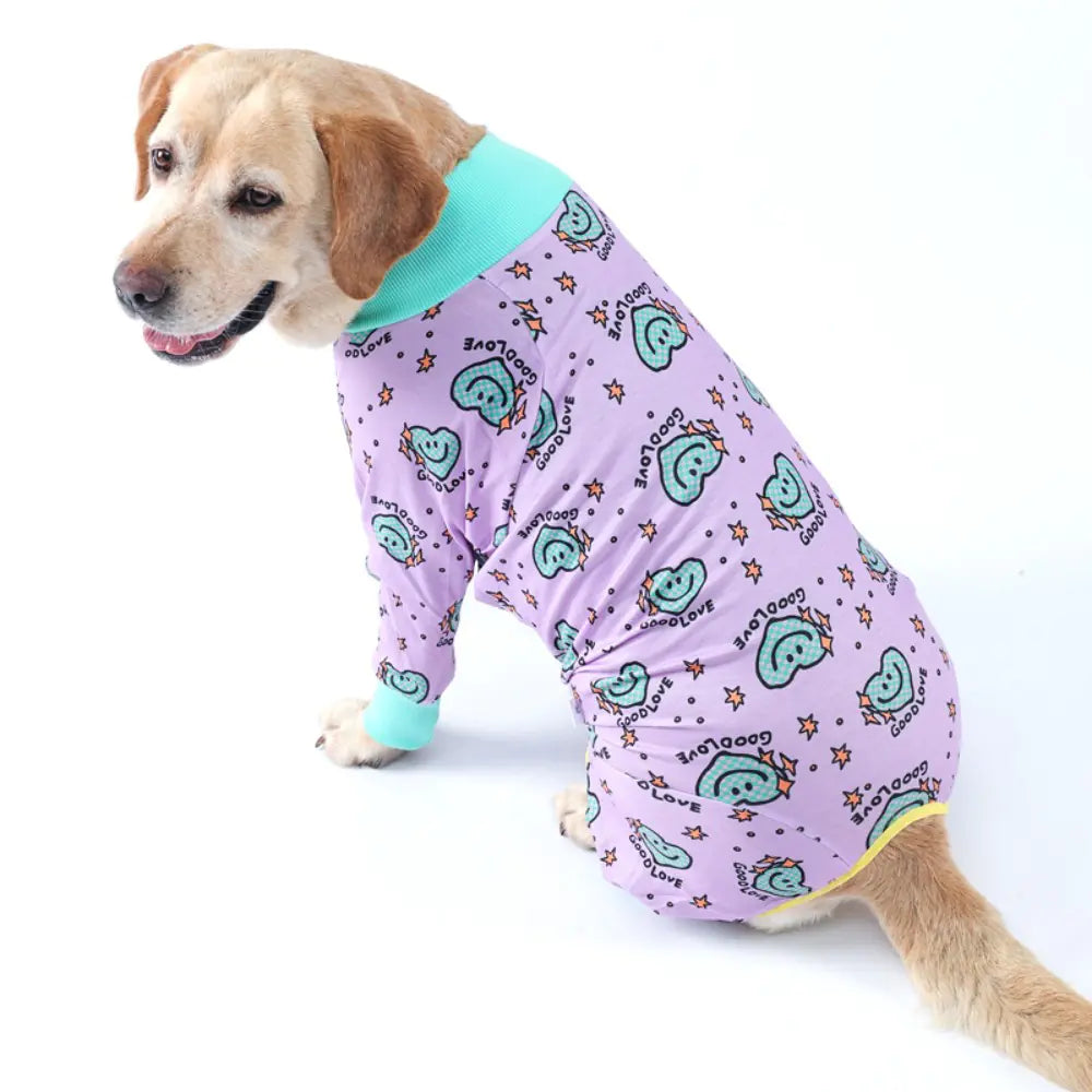2024 Cute Cartoon Dog Print Bodysuit for Pets