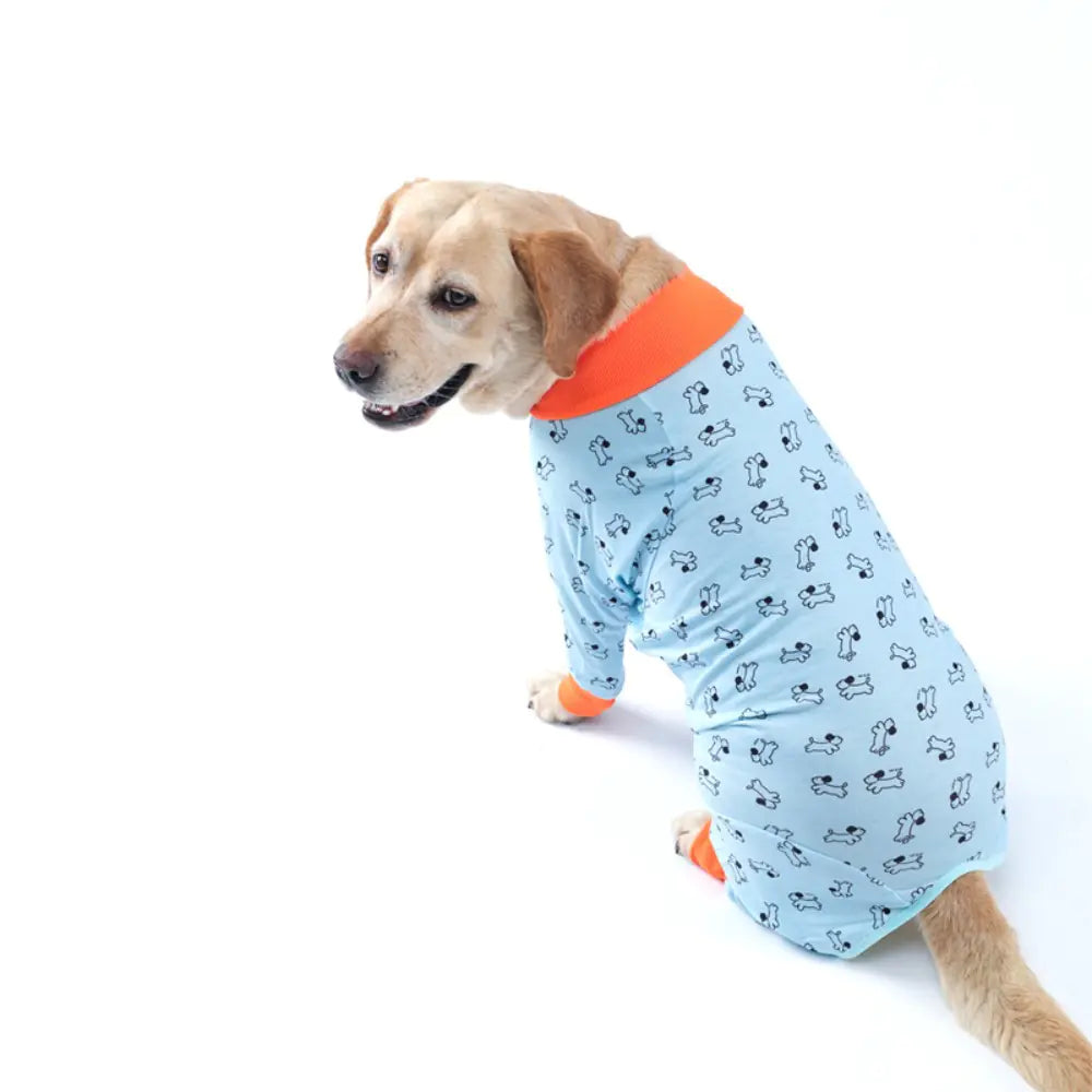 2024 Cute Cartoon Dog Print Bodysuit for Pets