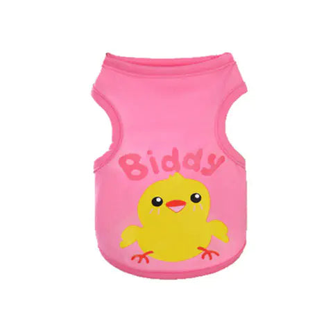 Cute Breathable Summer Pet Vest for Dogs and Cats