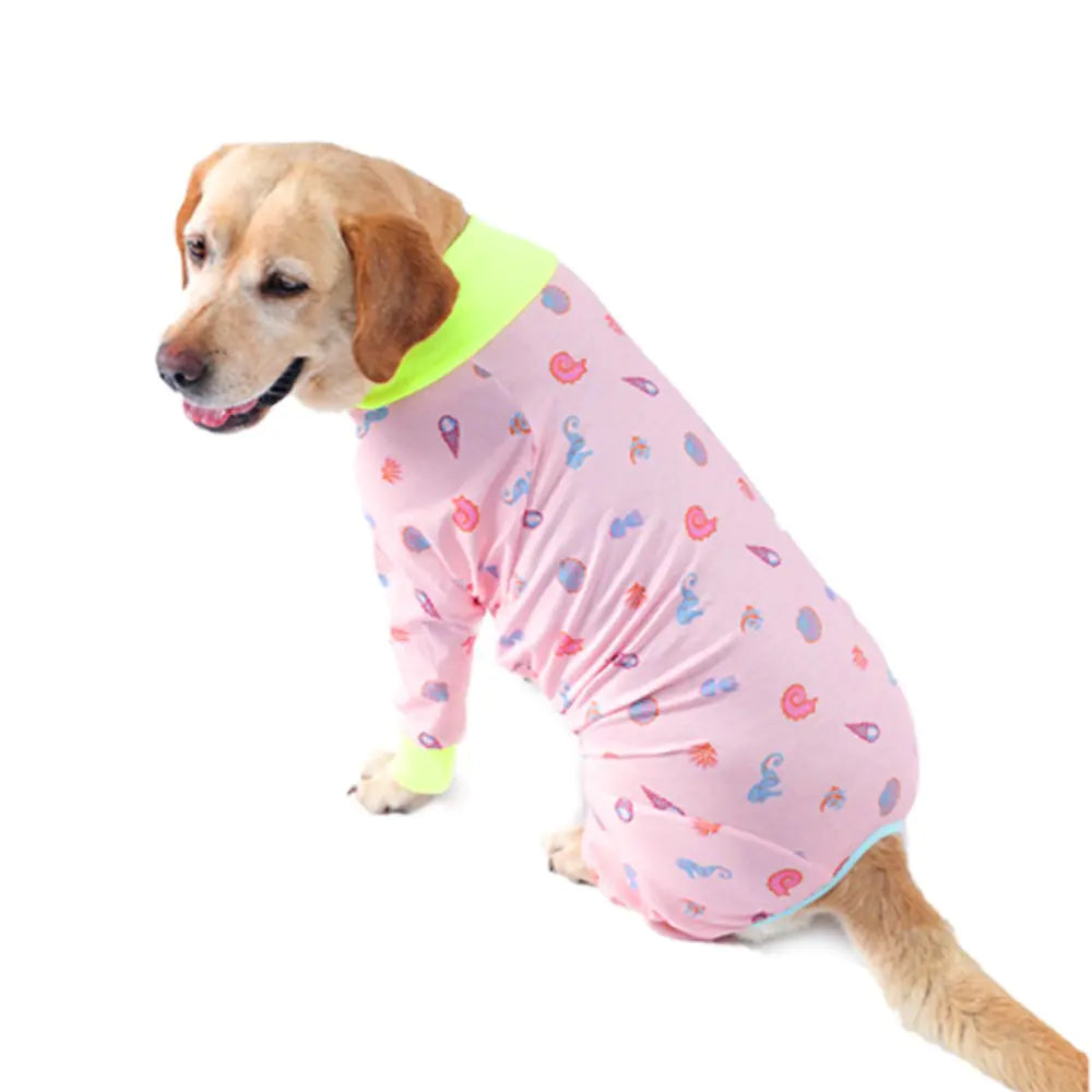 2024 Cute Cartoon Dog Print Bodysuit for Pets