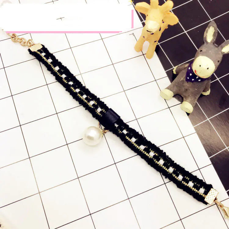 Cute Fragrant Pearl Single Rope Necklace for Pets